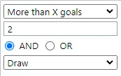 combining two quick filters in the in-play scanner